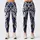 Cobalt Blue Geometric Wildcat Motifs for Bold Yoga, Pilates and Fitness Sessions Leggings - 3