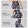 Cobalt Blue Geometric Wildcat Motifs for Bold Yoga, Pilates and Fitness Sessions Leggings - 2