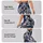 Cobalt Blue Geometric Wildcat Motifs for Bold Yoga, Pilates and Fitness Sessions Leggings - 2