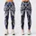 Cobalt Blue Geometric Wildcat Motifs for Bold Yoga, Pilates and Fitness Sessions Leggings - 1