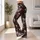 Gothic Monster Faces for Halloween Fitness and Everyday Activewear for Women Lovers Leggings - 11