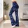 Indigo Botanical Linework for Yoga, Pilates, and Outdoor Fitness Training Lifestyle Leggings - 11