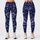 Indigo Botanical Linework for Yoga, Pilates, and Outdoor Fitness Training Lifestyle Leggings - 3