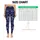 Indigo Botanical Linework for Yoga, Pilates, and Outdoor Fitness Training Lifestyle Leggings - 1