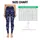 Indigo Botanical Linework for Yoga, Pilates, and Outdoor Fitness Training Lifestyle Leggings - 3