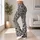 Black And White Leopard Spots For Yoga, Gym Training And Pilates Activewear Style Leggings - 12