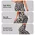 Black And White Leopard Spots For Yoga, Gym Training And Pilates Activewear Style Leggings - 2