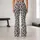 Black And White Leopard Spots For Yoga, Gym Training And Pilates Activewear Style Leggings - 10