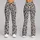 Black And White Leopard Spots For Yoga, Gym Training And Pilates Activewear Style Leggings - 9