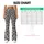 Black And White Leopard Spots For Yoga, Gym Training And Pilates Activewear Style Leggings - 7