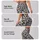 Black And White Leopard Spots For Yoga, Gym Training And Pilates Activewear Style Leggings - 2