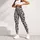 Black And White Leopard Spots For Yoga, Gym Training And Pilates Activewear Style Leggings - 5