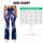 Indigo Violet Marble Swirls for Yoga Pilates and Gym Training Leggings - 7