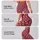 Burgundy And Ivory Polka Dots For Summer Yoga, Cycling And Weekend Fitness Style Leggings - 2
