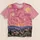 Pink Swirling Starry Sky and Tuscan Village for Art Lovers and Creative Getaways All-over Print Unisex T-shirt - 1