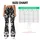 Monochrome Botanical Flowers For Yoga, Pilates And Everyday Activewear Leggings - 7