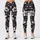 Monochrome Botanical Flowers For Yoga, Pilates And Everyday Activewear Leggings - 1