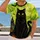 Black Cat and Haunted Castle for Spooky Halloween Nights and Autumn Gatherings All-over Print Unisex T-shirt - 2