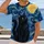 Black Cat Under a Golden Starry Sky for Whimsical Everyday Style All-over Print Unisex T-shirt - 2