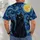 Black Cat Under a Golden Starry Sky for Whimsical Everyday Style All-over Print Unisex T-shirt - 6