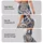 Indigo Songbird And Wildflower Motifs For Yoga, Pilates, Cycling And Outdoor Training Leggings - 2