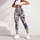 Indigo Songbird And Wildflower Motifs For Yoga, Pilates, Cycling And Outdoor Training Leggings - 6