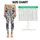 Indigo Songbird And Wildflower Motifs For Yoga, Pilates, Cycling And Outdoor Training Leggings - 3