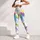 Electric Neon Paint Splashes for Yoga, Gym Training and Vibrant Summer Activewear Leggings - 4