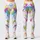 Electric Neon Paint Splashes for Yoga, Gym Training and Vibrant Summer Activewear Leggings - 1