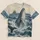 Whale and Tall Ship Ocean Scene for Coastal Summer Adventures and Seaside Getaways All-over Print Unisex T-shirt - 1