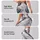 White Charcoal Marble Veining for Yoga, Gym Workouts, and Everyday Activewear Leggings - 8