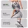 White Charcoal Marble Veining for Yoga, Gym Workouts, and Everyday Activewear Leggings - 2