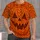 Knitted Pumpkin Face for Autumn Gatherings and Cozy Halloween Season Style All-over Print Unisex T-shirt - 4