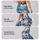 Blue Tropical Jungle Leaves And Orchids For Yoga, Running And Summer Fitness Women Leggings - 8