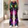 Neon Multicolor Paint Splatter For Gym Workouts And Urban Activewear Leggings - 12