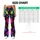 Neon Multicolor Paint Splatter For Gym Workouts And Urban Activewear Leggings - 7