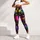Neon Multicolor Paint Splatter For Gym Workouts And Urban Activewear Leggings - 4