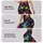 Neon Multicolor Paint Splatter For Gym Workouts And Urban Activewear Leggings - 2