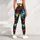 Neon Multicolor Paint Splatter For Gym Workouts And Urban Activewear Leggings - 5