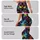 Neon Multicolor Paint Splatter For Gym Workouts And Urban Activewear Leggings - 2