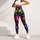 Neon Multicolor Paint Splatter For Gym Workouts And Urban Activewear Leggings - 6