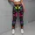 Neon Multicolor Paint Splatter For Gym Workouts And Urban Activewear Leggings - 4
