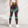 Neon Multicolor Paint Splatter For Gym Workouts And Urban Activewear Leggings - 5
