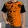 Halloween Bats and Jack-O'-Lanterns for Spooky October Parties and Fall Nights All-over Print Unisex T-shirt - 4