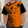 Halloween Bats and Jack-O'-Lanterns for Spooky October Parties and Fall Nights All-over Print Unisex T-shirt - 5