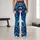 Navy Tropical Monstera And Hibiscus Blooms For Yoga, Pilates And Outdoor Training Leggings - 10