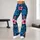 Navy Tropical Monstera And Hibiscus Blooms For Yoga, Pilates And Outdoor Training Leggings - 11