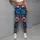 Navy Tropical Monstera And Hibiscus Blooms For Yoga, Pilates And Outdoor Training Leggings - 4