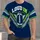 Winged Football and Lime Accents for Game Day Cheer and Weekend Tailgating Style All-over Print Unisex T-shirt - 4