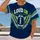 Winged Football and Lime Accents for Game Day Cheer and Weekend Tailgating Style All-over Print Unisex T-shirt - 2